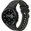 Ремінець для Samsung Galaxy Watch 5 40mm - чорно-жовтий ширина кріплення 20мм силікон Watchbands RLine (W45-1WB95353375) - мініатюра 1