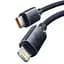 Кабель Baseus Crystal Shine Series Fast Charging Data Cable Type-C to iP 20W 1.2m CAJY000201 Black - миниатюра 5