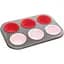 Форма для выпечки мафинов Holmer Sweet cake на 6 порций (BM-0806-RSG Sweet cake) - миниатюра 2