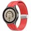 Браслет Cls для Samsung Galaxy Watch 5 - красный ширина крепления 20мм силикон Watchbands (W14-6WB12312664) - миниатюра 1