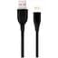 Дата кабель USB 2.0 AM to Lightning 1.5m 2.1A Cablexpert (CC-USB2S-AM8PM-1.5M-BK) - миниатюра 1