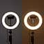 Кільцева світлодіодна LED лампа Arc Ring 8 + tripod 2.1m Black - мініатюра 7