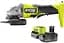Шліфмашина кутова акумуляторна ONE+ НР RAG18X-1C40S 125мм 18В Ryobi teh0025405 - мініатюра 1