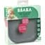 Силіконова тарілка на присосці Beaba Silicone Suction Plate, сіра (913550) - мініатюра 2