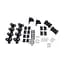 Душова кабіна Qtap Pisces BLA109-11SC5 90-105x90-105 см, скло Clear 5 мм без піддона, Чорний, Універсальна, прозорий - мініатюра 6