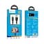 Кабель Hoco U79 Admirable smart power off charging data cable for iP Черный - миниатюра 2