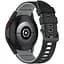 Ремінець для Samsung Galaxy Watch 6 - чорно-сірий ширина кріплення 20мм силікон Watchbands Ricco (W19-5WB695511196) - мініатюра 1