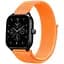 Ремінець нейлоновий на липучці BeWatch Xiaomi Amazfit BIP/GTS/GTR 20 мм Помаранчевий (1011337.3UW) - мініатюра 1