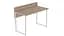 Компьютерный стол Ferrum-decor Скай 75x100x60 белый ДСП Дуб Артизан 16мм (FRD-101064) - миниатюра 1