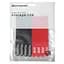 Набір органайзерів для кабеля ArmorStandart Stick Pack 8 шт. Black/Red (ARM58279) - мініатюра 1