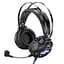 Дротові навушники Hoco W101 Streamer gaming headphones 2.4m, 3.5mm, USB, LED black - мініатюра 2