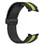 Ремінець для Samsung Galaxy Watch 5 40mm - чорно-зелений ширина кріплення 20мм силікон Watchbands Cls-line-black (W35-7WB66352299) - мініатюра 4