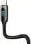 Кабель Baseus Display Fast Charging Cable USB to Type-C 66W 2m CASX020101 Black - миниатюра 3