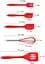 Набор кухонных принадлежностей kitchenWare 5 предметов, red - миниатюра 2