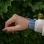Ремінець нейлоновий на липучці BeWatch для Samsung Galaxy Watch 4/5/6 Blue (1011342.4UW) - мініатюра 2