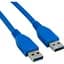 Кабель Extradigital USB 3.0 AM/AM 1.5м Blue (KBU1629) - мініатюра 1