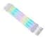 Кабель для ПК Qube RGB 24 pin Female to Male, White - мініатюра 1