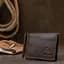 Кожаный мужской зажим для денег GRANDE PELLE 12х8х0.7 см acs0018648 - миниатюра 7