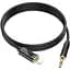 Аудіоадаптер Hoco UPA30 Friend digital audio conversion cable iP 1 м чорний - мініатюра 1