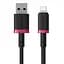 Кабель Baseus Dura Series Fast Charging Lightning 2.4A (1m) red/black (P10377801U01-01) - мініатюра 6