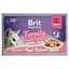 Вологий корм для котів Brit Premium Delicate Fillets in Jelly Family Plate Сімейна тарілка в желе 1020 г (12 x 85 г) - мініатюра 2