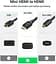 Кабель Ugreen Mini HDMI штекер to HDMI 2.0 роз'єм 4K 60Hz 25CM Black Aluminum Shell Braided (15843) - мініатюра 2