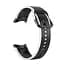 Браслет Double Line для Samsung Galaxy Watch 6 Classic 43mm 6 Classic 47mm - черно-белый ширина крепления 20мм силикон Watchbands (W12-6WB14749150) - миниатюра 2