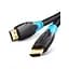 Кабель мультимедийный HDMI M to HDMI M 15.0m black Vention (AACBN) - миниатюра 2