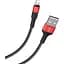 Кабель Hoco X26 Xpress Lightning 1m black red - мініатюра 2