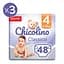 Набір підгузків Chicolino Jumbo Classico 4 (7-14 кг) 144 шт. (3 упаковки по 48 шт.) - мініатюра 2
