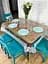 Скатертина силіконова з білою перлинною стрічкою 230х100 см - мініатюра 9