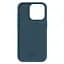 Кожаный чехол-панель для Apple iPhone 15 Pro, FAKE Leather Case, голубой, искусственная кожа, премиальный, противоударный, защита всего корпуса, с мягкой подкладкой, поддержка MagSafe и беспроводной зарядки, ArmorStandart (ARM76304) - миниатюра 2