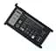 Акумулятор для ноутбука Dell Inspiron 13 5368 WDX0R, 42Wh (3500 mAh), 3cell, 11.4V, Li-ion, чорний - мініатюра 2