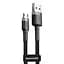 Дата кабель Baseus Cafule USB to MicroUSB Cable 1.5A (2m) (CAMKLF-C) Сірий / Чорний - мініатюра 1