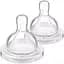 Соска силіконова Philips Avent Anti-colic швидкий потік 6 м+, 2 шт. (SCF634/27) - мініатюра 1