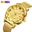Часы мужские наручные Skmei 9166 Gold gold оригинал - миниатюра 3