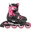 Ролики Rollerblade Microblade 36.5-40 Black/Pink (1012-86B0751530-NJ02-36.5-40) - мініатюра 2