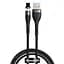 Кабель Baseus Zinc Fabric Magnetic Cable USB to Lightning 2.4A 1m CALXC-KG1 Black-Grey - мініатюра 2