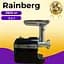 Електрична м'ясорубка з реверсом Rainberg RB-2270 3в1 3800 Вт Чорна - мініатюра 2