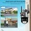 Вулична камера XPRO 8MP 4K IP Camera Outdoor WiFi PTZ подвійний об'єктив, подвійний екран чорна (43912-_1343) - мініатюра 5