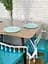 Скатертина силіконова з білою бахромою 240х110 см - мініатюра 4