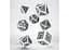 Набір кубиків Celtic 3D Revised White & black Dice Set , 7 шт. (SCER02) - мініатюра 2