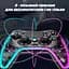 Джойстик геймпад JYC для PS4 и ПК, телефон прозрачный беспроводной с RGB - миниатюра 8