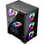 Корпус 1stPlayer X2-M-BK-4F1-PS-600FK-EU Black 600W - мініатюра 2