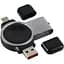 Бездротовий зарядний пристрій Samsung Watch 360° USB та Type-C Black - мініатюра 1