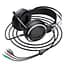 Дротові навушники ігрові Hoco Gaming LED Headphones ESD03, USB, 2х3.5mm, 2m, black - мініатюра 3