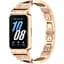 Ремінець-бампер DK Samsung Galaxy Fit3 (R390) Metal Band Fitlink Diamond (rose gold) - мініатюра 2