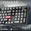 Клавіатура ігрова механічна GamePro MK-305-BK Asgard Drakkar Keychron Super Red Switch Bluetooth 5.2/2.4 ГГц/USB Black - мініатюра 3