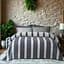 Плед Lotus Home - Infinity Stripe сірий 200x220 - мініатюра 2