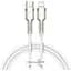 Кабель Baseus Cafule Metal Type-C to Lightning PD 20W (2m) white (CATLJK-B02) - мініатюра 1